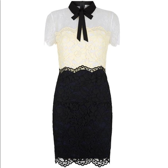 sandro black and white dress